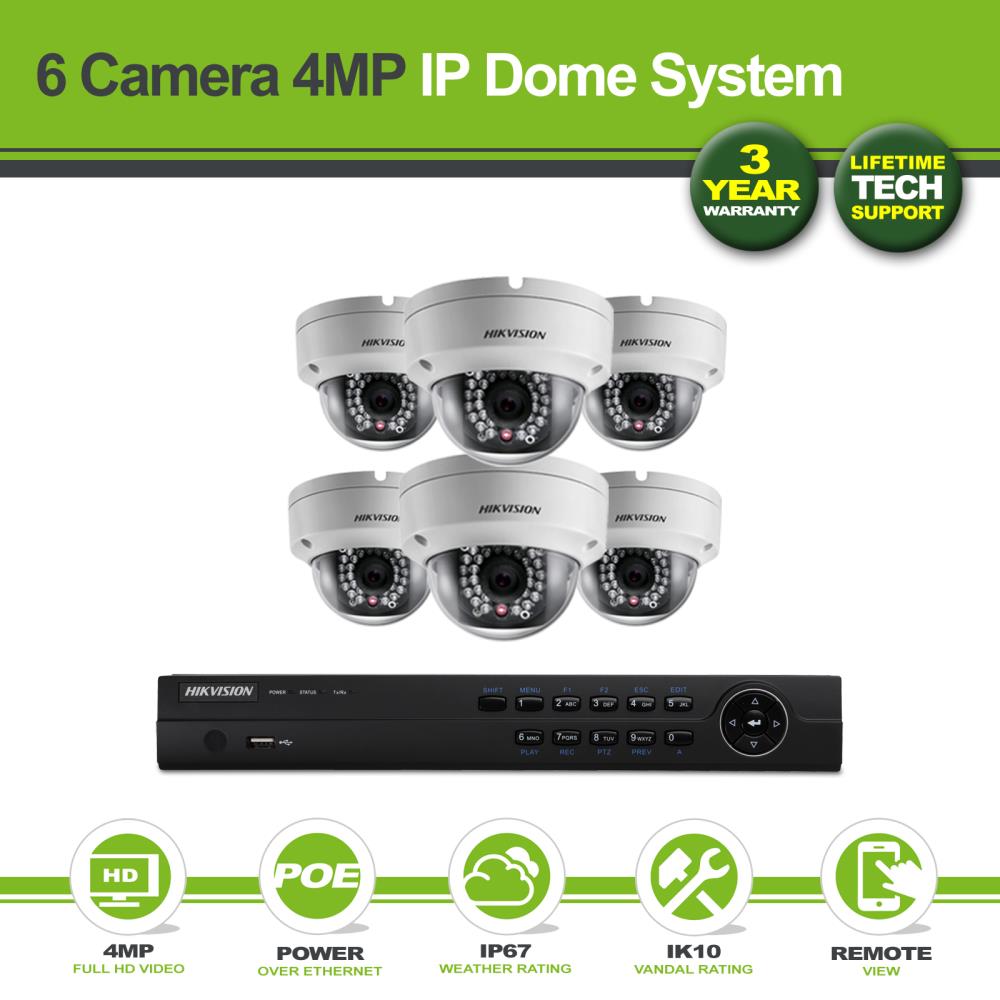 Cctv 6 best sale camera system